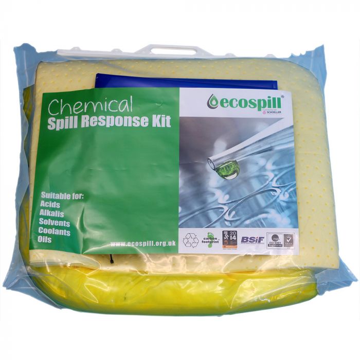 An image to show the spill response kit in its packaging